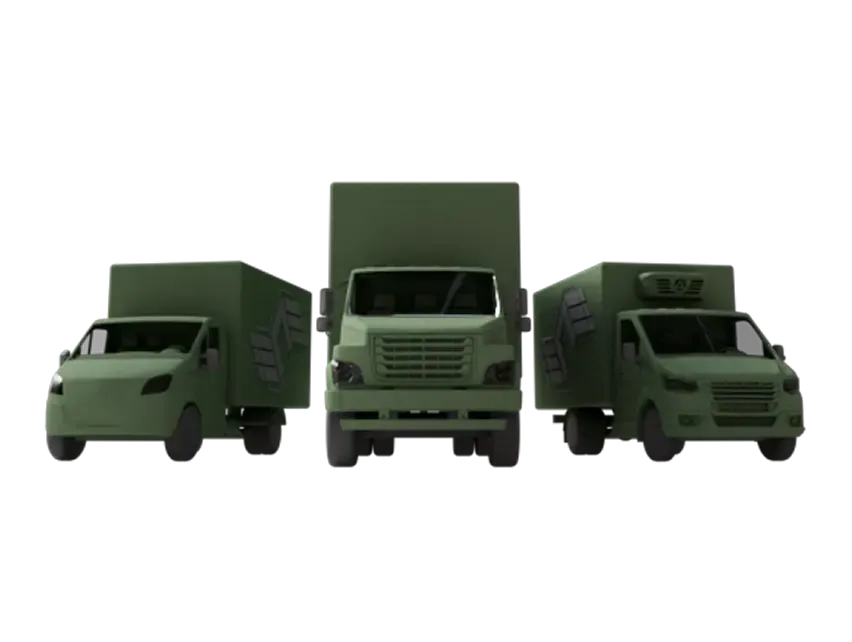 Изображение грузовых автомобилей разного типа для перевозки и доставки в Донецке